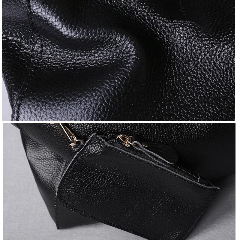 Genuine Leather Bag  Casual Tote Female Luxury Simple Fashion/ Cowhide Leather KilyClothing