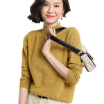 Women Sweater Long Sleeve Knitwear Warm Autumn Winter Bottoming Shirt Slim Fit Pullovers Fashion Korean Jumpers Pull Sweates KilyClothing