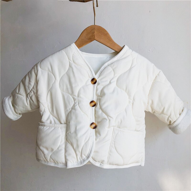 Children's Hooded Coat Winter Baby Boys Girls Cotton-padded Parka Coats Thicken Warm Long Jackets Toddler Kids Outerwear Korean KilyClothing