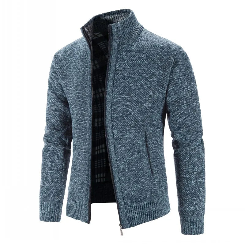 Knitted Sweater Men Fashion Slim Fit Cardigan Men Causal Sweaters Coats Solid Single Breasted Cardigan men KilyClothing