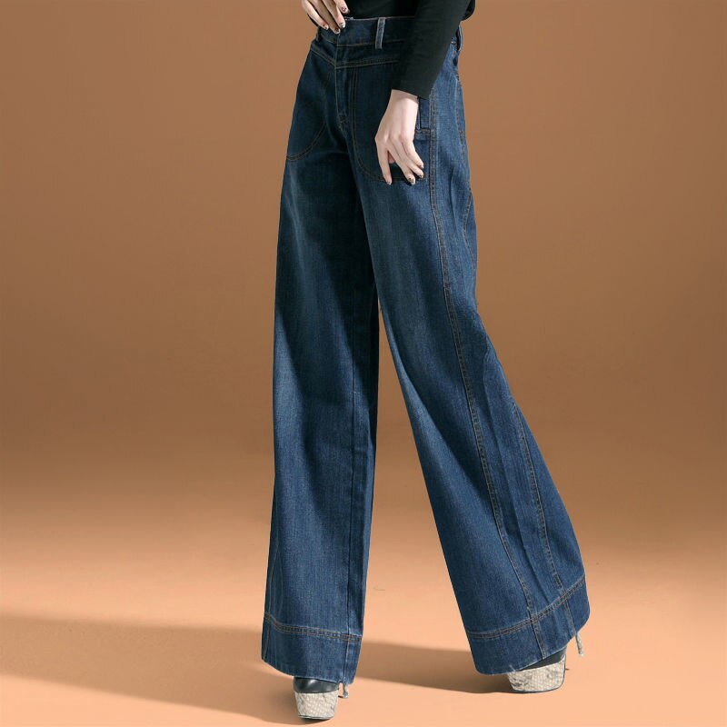 Baggy Jeans Mom High Waist Denim Large Femme Pants for Wome, Vintage Clothing KilyClothing