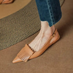 Natural Genuine Leather Low Heel Shoes Tassel Design Summer Cool Fashion Women Sandals Women Heels Shoes KilyClothing