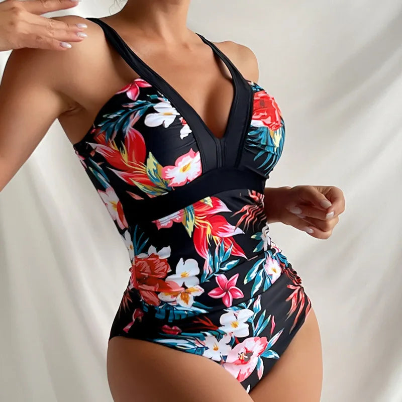 One Piece Swimsuits, Closed Swimwear, Push Up Body Women's Swimming Wear Bathing Suit