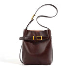 Crossbody Bag Luxury Genuine Leather Handbag Mini Bucket Bag Fashion Spring Lady Casual Tote Chic Purses KilyClothing