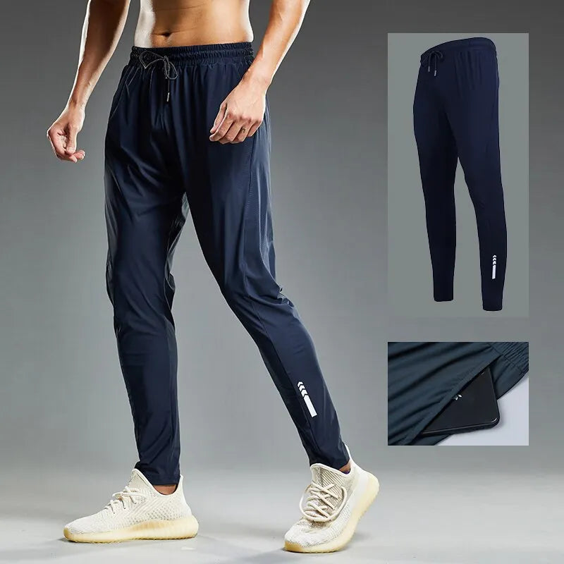 Summer Elastic Men Running Sport Pants Jogging Sweatpants Casual Outdoor Training Gym Fitness Trousers KilyClothing