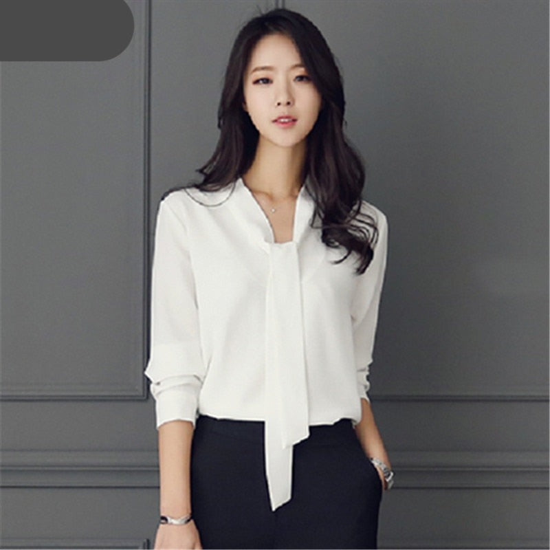 Loose Chiffon Shirt Women's Blouse KilyClothing