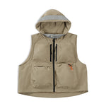 Outdoor Mountain Quick Dry Men's Vest Multi-Pocket Hooded Sleeveless Jackets KilyClothing