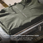 Military Hoodies Spring Summer Men's Jacket Windproof Green Pullover Retro Windbreaker KilyClothing
