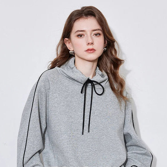 Hoodies Sweatshirt Hooded Drawstring Long Sleeve Pullover Sports Casual Tops