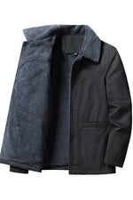 Jacket Casual Turn Down Collar Zipper Coats Men's Outerwear Fashion Zipper Bomber Jackets KilyClothing