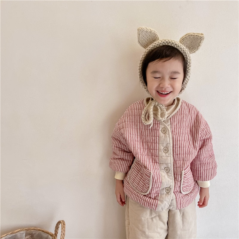 Children's Winter Clothing Korean Cotton Padded Winter Coat for Girls Kids Winter Jacket KilyClothing