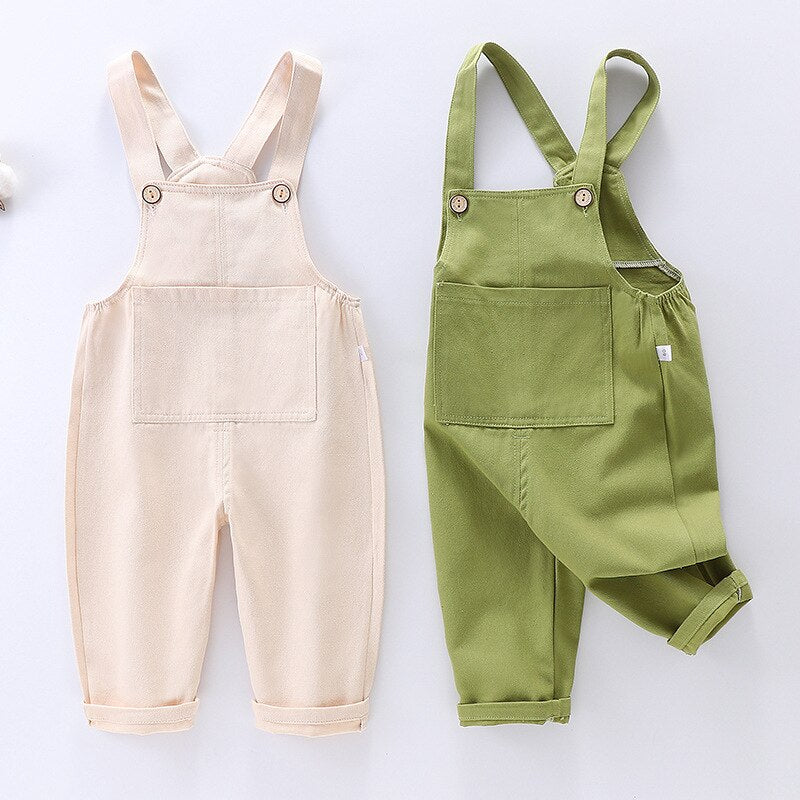 Overalls Four Seasons Casual Baby Boys Girls Pants Button Adjustable Trousers KilyClothing