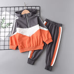 Toddler  unisex Clothing Set Autumn Children Sports Hooded KilyClothing