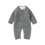 Baby Rompers Long Sleeve Winter Warm Knitted s Boys Girls Jumpsuits KilyClothing