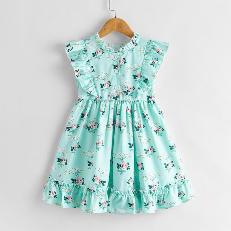 Dress Casual Kids Princess Dress Hollow Party Dress Children Clothing For 3 7Y KilyClothing