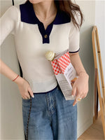 Chic Basic Vintage Fashion Elegant Minimalist Style Women T-Shirts Spring Summer Bottoming KilyClothing