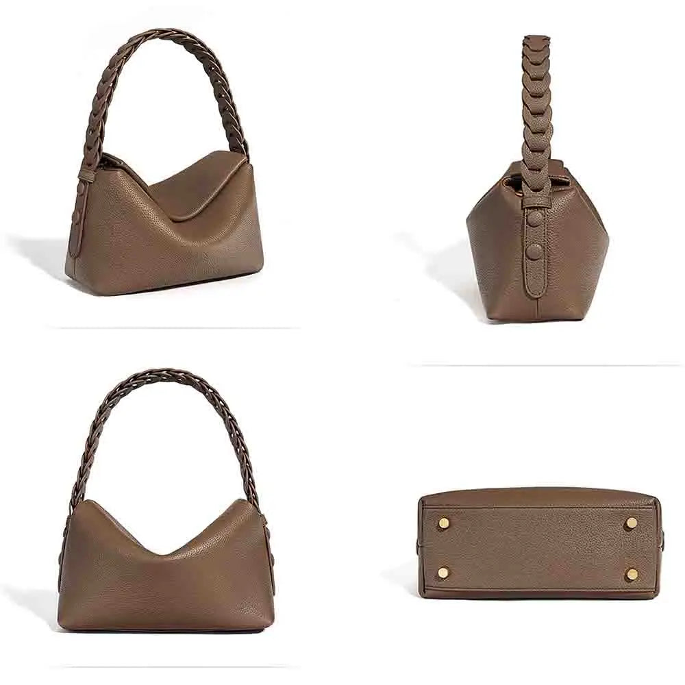 Genuine Leather Underarm Bag Luxury Designer Bags Soft Shoulder Messenger Tote Chic Ladies Purses KilyClothing
