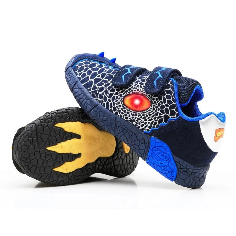 Kids LED Autumn Flashing Footwear 3-6Y Boys Little Children Light Up Glowing Sneakers Casual Running Sports Shoes KilyClothing