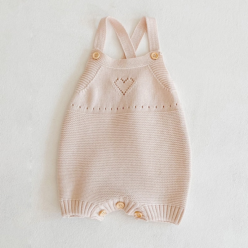 Baby Knitting Rompers Cute Overalls Newborn Girls Boys Clothes Baby Girl Boy Sleeveless Romper Jumpsuit Toddler Knit Romper KilyClothing