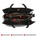 Genuine Leather Bucket Bag Fashion Casual Handheld large capacity KilyClothing