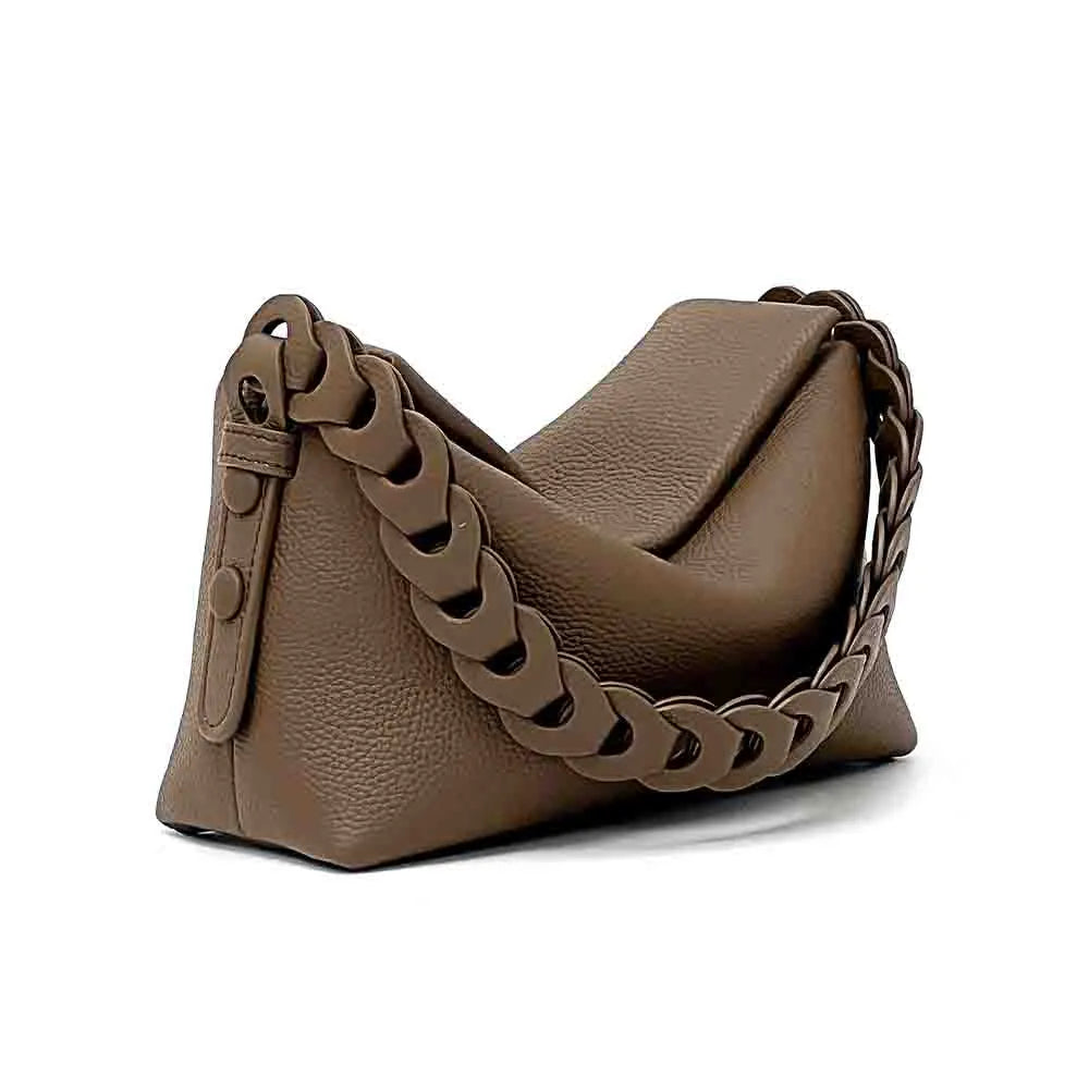 Genuine Leather Underarm Bag Luxury Designer Bags Soft Shoulder Messenger Tote Chic Ladies Purses KilyClothing