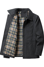 Jacket Casual Turn Down Collar Zipper Coats Men's Outerwear Fashion Zipper Bomber Jackets KilyClothing