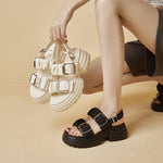 Summer Sandals Belt Buckle Wearing Platform KilyClothing