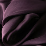 Silk Skirt 100% Mulberry Silk Solid Purple Long Type Skirt With Double Lining KilyClothing