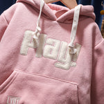 Unisex Padded Pullovers Toddler Sweatshirts Kids Letter Hoodies T-shirt 1 2 3 4 5 6 Years KilyClothing
