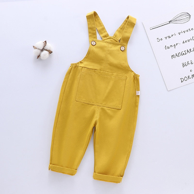 Overalls Four Seasons Casual Baby Boys Girls Pants Button Adjustable Trousers KilyClothing