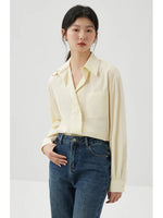 Cotton French Drop Shoulder Sleeve Shirt for Women