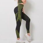 High Waist Yoga Leggings Gym Fitness Seamless Leggings Peach Hip Running Sports Pants Sportswear KilyClothing