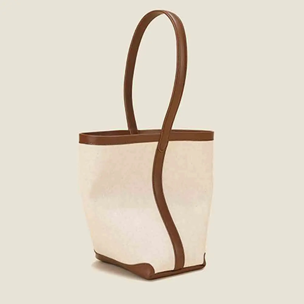 Women Handbag Luxury Designer Bags Canvas Large Capacity Bucket Bag Fashion American Style Leather Casual Tote Lady KilyClothing