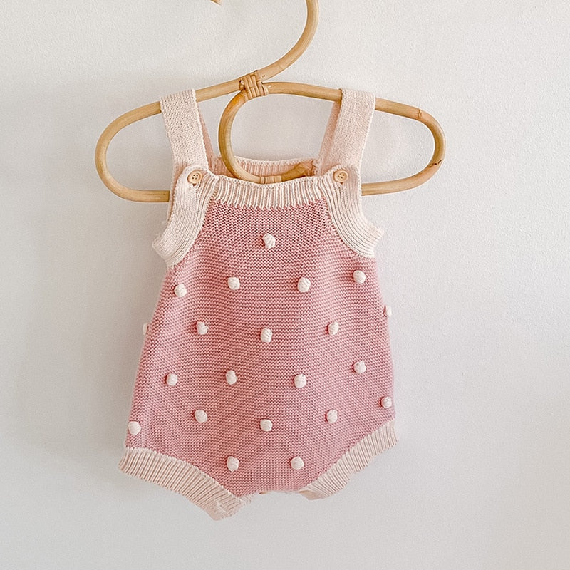 Baby Knitting Rompers Cute Overalls Newborn Girls Boys Clothes Baby Girl Boy Sleeveless Romper Jumpsuit Toddler Knit Romper KilyClothing