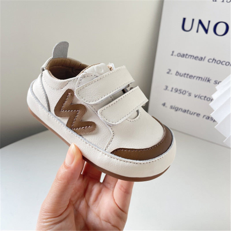 Leather Toddler Boys Barefoot Shoes Soft Sole Outdoor Kids Tennis Fashion KilyClothing