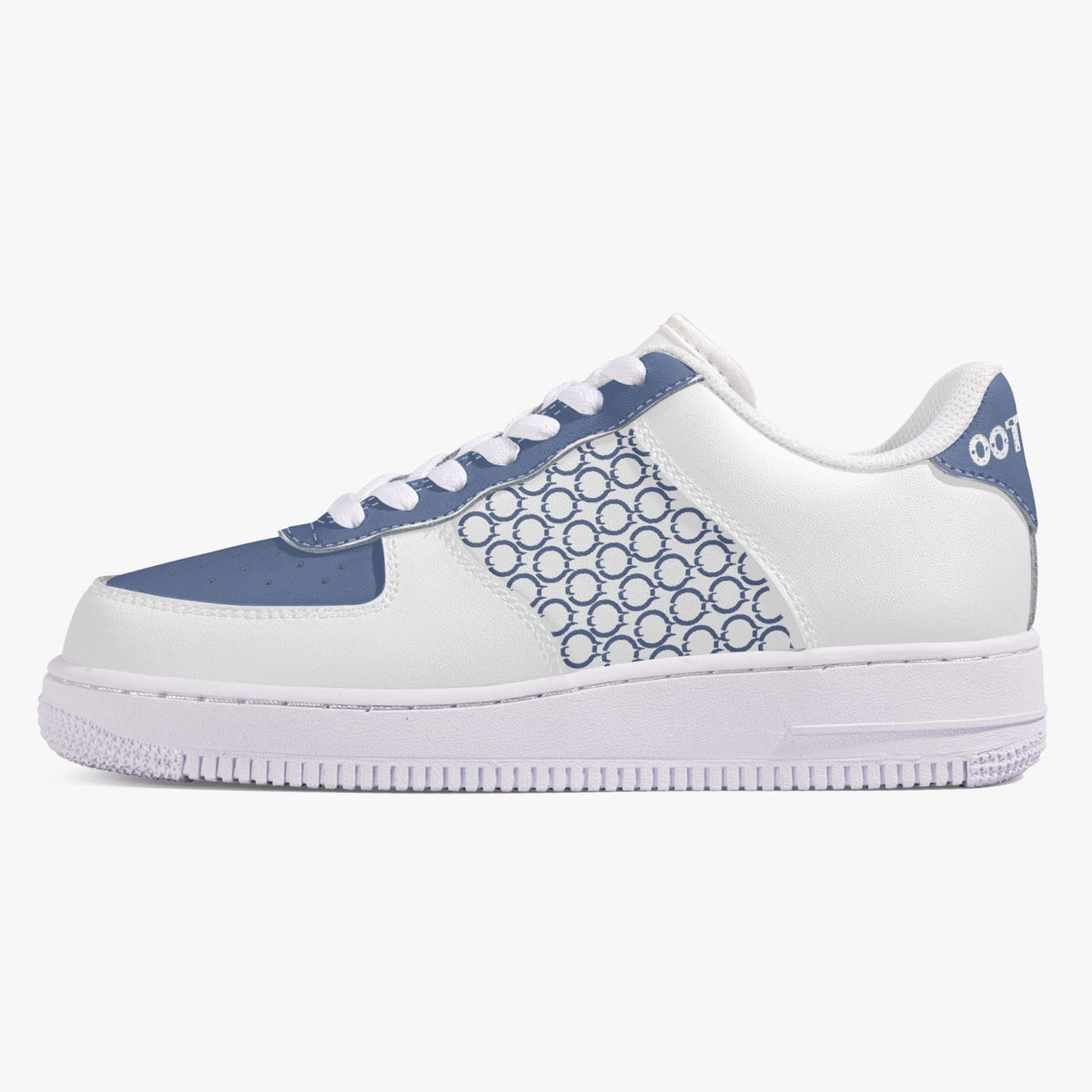 OOTAMAWAE Original Brand Low-Top Leather Sports Sneakers AIR Blue KilyClothing