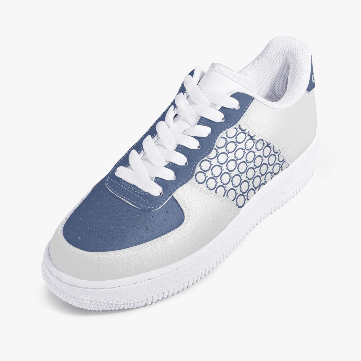 OOTAMAWAE Original Brand Low-Top Leather Sports Sneakers AIR Blue KilyClothing