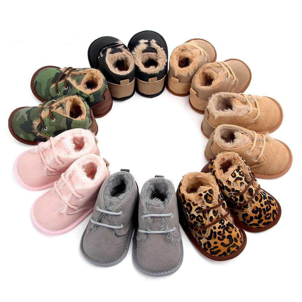 Baby Girls Boys Warm Shoes First Walkers Sneakers/ Toddler Footwear KilyClothing