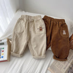 Kids Pants Corduroy Trousers Enbroidery Girls Pants KilyClothing