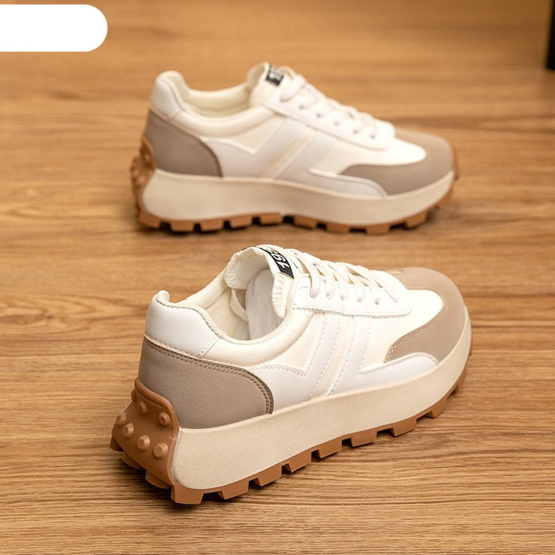 Sports Shoes Casual Round Tip Platform Comfortable Trendy KilyClothing