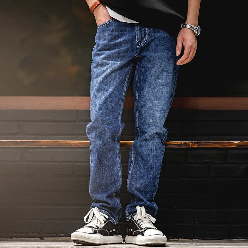 Cotton Jeans Straight Slim Fit Classical, casual with straight leg KilyClothing